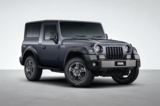 Mahindra Thar Galaxy Grey Color Image